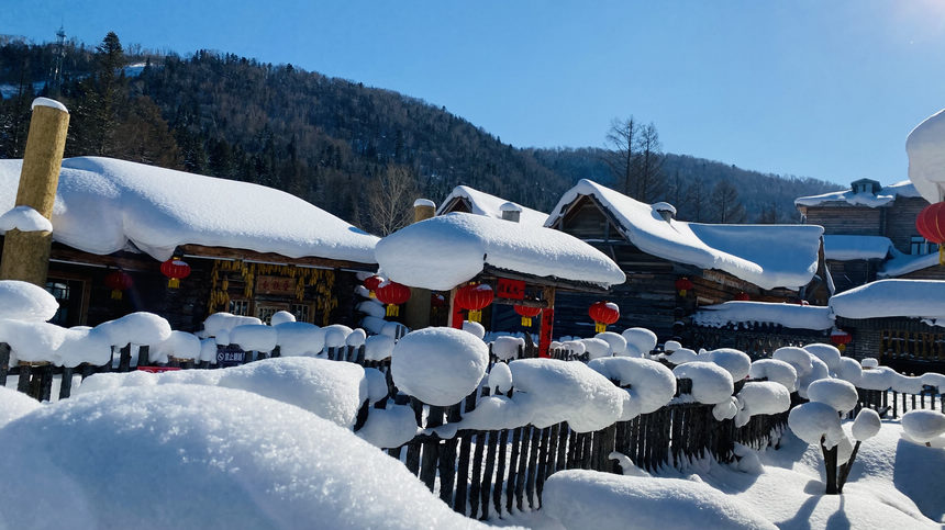 “雪”迎八方客 中國雪鄉景區正式開園