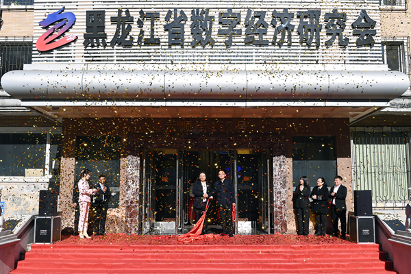 黑龍江省數字經濟研究會數字經濟產業園落戶哈爾濱市香坊區。汪曉濤 攝