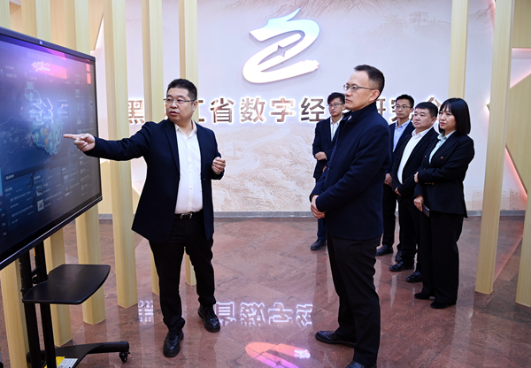 黑龍江省數字經濟研究會數字經濟產業園落戶哈爾濱市香坊區。汪曉濤 攝