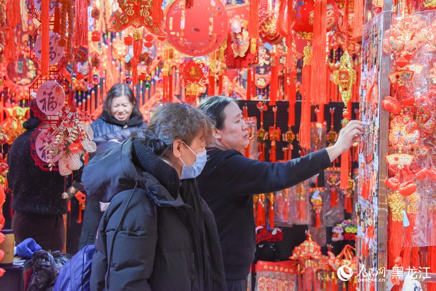 新春走基層｜哈爾濱：迎新春、備年貨 大街小巷年味濃