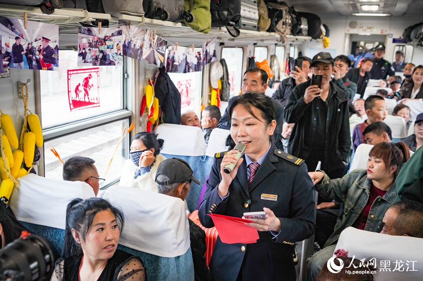 農機講堂搬上車 黑龍江“插秧專列”再出發